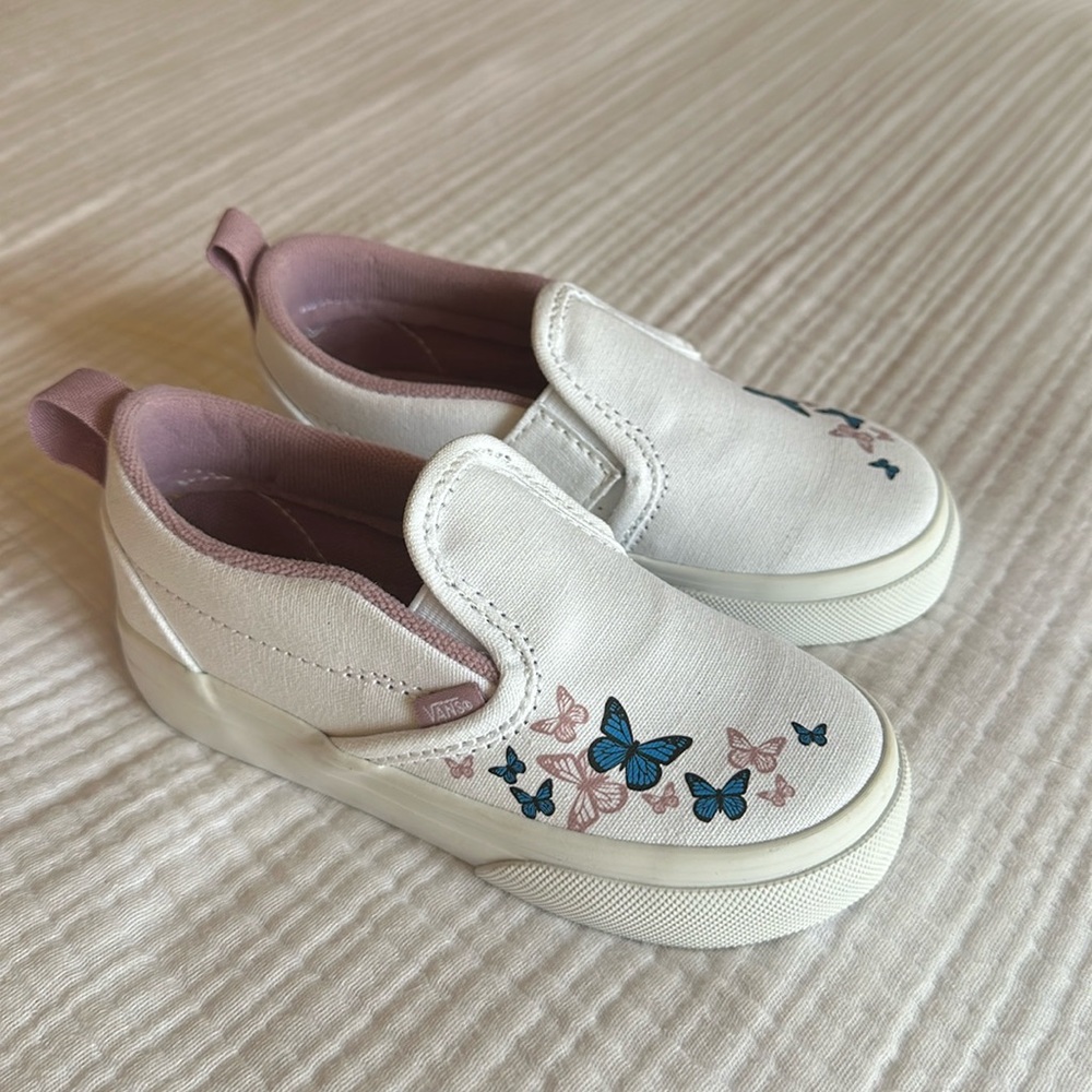 Kids Slip On Vans Size 8.5